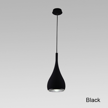 American Style Pendant Lamp Dia16cm H120cm Kitchen LED Light Aluminum Black Chrome 110-240V Dining Room Indoor Decor Fixture 2024 - buy cheap