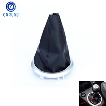 CARLOB Car Styling Accessories Silver Frmae Gear Shift Knob Gaiter Boot Cover For Suzuki Swift MK2 2005 2006 2007 2008 2009 2010 2024 - buy cheap