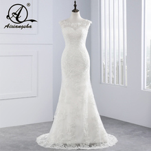 Wedding Gowns Vestido De Novia Lace Wedding Dress Court Train Appliques Mermaid Wedding Dresses Elegant Bride Dresses 2024 - buy cheap