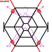 IGRARK наручники БДСМ бондаж секс эротическая игрушка для женщины под кроватью связывание сдержанность набор система раб игры для взрослых лодыжки манжеты 2024 - купить недорого