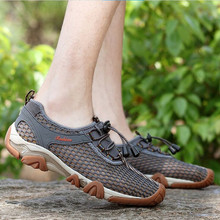 2021 Men Outdoor Sneakers Breathable Hiking Shoes Men Outdoor Hiking Sandals Men Trekking Water Sandals Waterproof 2024 - buy cheap