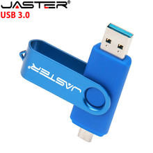 JASTER USB 3.0 Smart Phone  Flash Drive Metal Pen  64gb pendrive 32gb 8gb OTG external storage micro usb memory stick 2024 - buy cheap