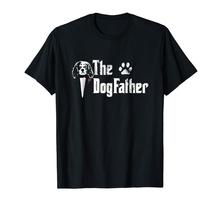 Mens The Dogfather Cavalier King Charles Spaniel Dog Dad Summer Style New T Shirt Men O-Neck Tops Tees Metal T Shirts 2024 - buy cheap