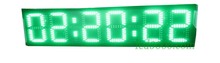 8inch 6digits hours,minutes and seconds   countdown LED clock free shipping(HST6-8G) 2024 - buy cheap