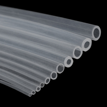 Manguera de goma de silicona transparente de grado alimenticio, tubo Flexible de 1 metro, 2, 3, 4, 5, 6, 7, 8, 10 mm de diámetro 2024 - compra barato