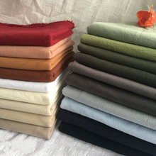 100cm*140cm breathable shirt material washed plain cotton crepe fabric summer 2024 - buy cheap