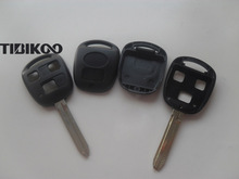 3 Buttons Remote Key Shell for Toyota  With TOY43 Blade Uncut Blade Key Blanks Case 2024 - buy cheap