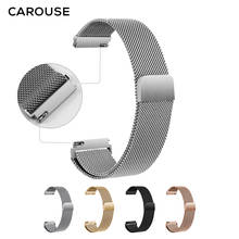Carouse 22 мм 20 мм для Samsung Galaxy Watch Active 42 мм 46 мм Gear Sport S2 S3 Frontier Classic, ремешок Huami Amazfit bip & huawei GT 2024 - купить недорого