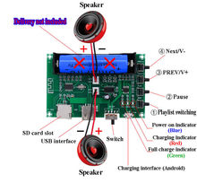 Placa de Audio estéreo Digital PAM8403, amplificador de potencia de 5W + 5W, Bluetooth, 2 canales, 5V, DC, Micro entrada 2024 - compra barato
