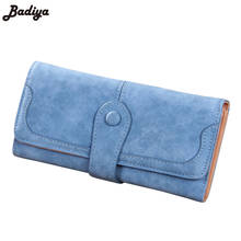 Korea Candy Color Matte Leather Wallet For Girl Fashion Women Long Purse Card Holder Money Bag Clutch Female Wallets Carteira 2024 - buy cheap