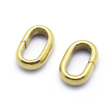 100pcs Brass Linking Rings Connectors Oval Unplated 6x4x1.5mm For DIY Jewelry Decoration Accessories Making Handicrafts Supplies 2024 - buy cheap