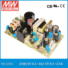 Original MEAN WELL PD-25 Dual output PCB power supply 5V/2.1A 12V/1.2A  5V/1.2A 24V/0.8A 5V -5V/2.5A 12V -12V/1A 15V -15V/0.8A 2024 - buy cheap