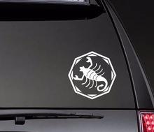 Adesivo astrologia-escorpião zodíaco decalque janela vinil decalques de carro decoração de carro zp0500 2024 - compre barato