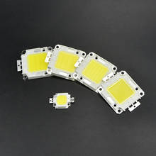 Chip de lâmpada de led cob integrado, 2 peças, alta potência 10w 20w 30w 50w 100w chip smd dc 9v 30v 36v para holofote de luz de inundação diy 2024 - compre barato