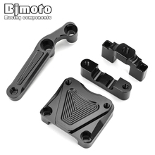 Bjmoto Ninja 300 EX 300 CNC Adjust Steering Damper Stabillizer Bracket Kit Set Mount For Kawasaki EX300 NINJA300 2013-2016 2024 - buy cheap