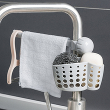 Kitchen Faucet Rack Sink Hanging Basket Sponge Rag Storage Two in One Bathroom Shower Tools Holder 2024 - buy cheap