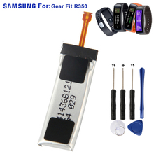 Samsung-bateria de substituição original para samsung gear fit r350 com relógio inteligente, bateria autêntica de 210mah 2024 - compre barato