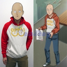 One Punch man Saitama Oppai Cosplay hoodie Warm Coat Jacket Thick Hooded Sweatshirt Costumes 2024 - buy cheap