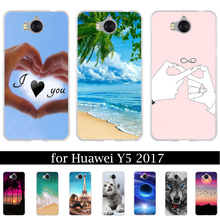 New For Huawei Y5 2017 Mya-l22 Mya-u29 2017 Phone Case For Huawei Y5 III Silicone Soft TPU Back Cover For Huawei Y6 2017 Case 2024 - buy cheap