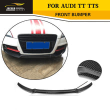 Car-Styling Carbon fiber Auto Racing Front Lip Splitter for Audi TT Coupe 2013-2014 TTS 2008-2013 2024 - buy cheap