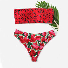 Mulher roupa de banho dot acolchoado sutiã praia biquíni cintura alta conjunto natação terno beachwear soild push-up 2019 push up sexy brasileiro sexy 2024 - compre barato