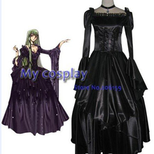 Disfraz de Geass de código Anime para mujer, ropa de Cosplay elegante, vestido de fiesta verde, envío gratis 2022 - compra barato