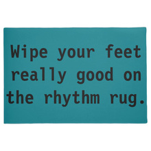 Wipe Your Feet Really Good on the Rhythm Rug Doormat  Home Decoration Entry Non-slip Door Mat Rubber Washable Floor 2024 - buy cheap