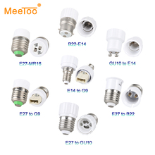 E14 E12 E27 Lamp Base Accessories GU10 G9 B22 MR16 Bulb Light Socket Adapter Household Converter Fittings Lamp Holder Fixture 2024 - buy cheap