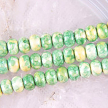 Free Shipping New without tags Fashion Jewelry 5x8MM Green Sea Jaspe Abacus Loose Beads Strand 15.5" RA591 2024 - buy cheap