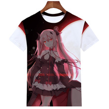 Camiseta de cosplay seraph of the end, camiseta casual owari no seraph com manga curta 2024 - compre barato