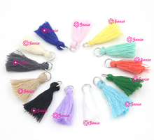 Mix 13 Color Satin Silk Tassel 30mm Tassel Charm For Jewelry Diy Bracelet Earring Necklace Charms Mobile Phone Strap Accessories 2024 - buy cheap