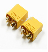 10 Pairs /lot XT90 Battery Connector Suit For 90-120A current Set 4.5mm Male Female gold plated banana plug 2024 - buy cheap
