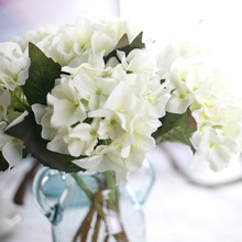 Flor artificial de hortência, flor de seda curta para festa, decoração de casa e restaurante, 10 cores, 1 peça 2024 - compre barato