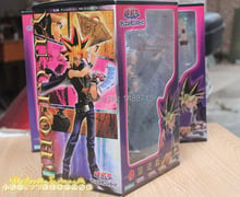 Figuras de brinquedo clássico japonês, 9 polegadas, anime, monsters, yu gi oh king of game, mutou yugi atum 2024 - compre barato