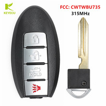 Chave esperta fob 315 mhz do carro de controle remoto da substituição de keyecu para nissan 2007-2008 maxima 2007-2012 sentra fcc: cwtwbu735 2024 - compre barato