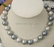 Collar de perla de concha del Mar del Sur, joya Multicolor de 10mm, Pretty tribe, 18 "+ JT5638 2024 - compra barato