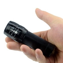 Q5 linterna led de alta potencia 7 W mini zoomable 3 modos impermeable luz lámpara de antorcha de luz de flash lanterna led AAA ZK90 2024 - compra barato