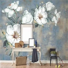 beibehang Custom photo wallpaper mural retro flower oil painting European background wall abstract oil painting papel de parede 2024 - buy cheap