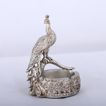 Creative Peacock Ashtray Ornaments European Style Resin Ashtray Home Decoration Personality Smoking Ash Tray Drop Shipping 2024 - buy cheap