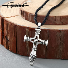 Cxwind Vintage Thor's Hammer Olaf Wolf Cross Church Jesus Pendant Necklace Viking Jewelry Norse Amulet Necklaces Collier 2024 - buy cheap