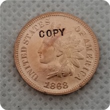 EUA 1868 de Indian Head Cent COPIAR COIN 2024 - compre barato