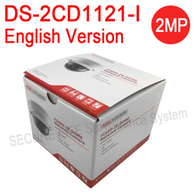 Versión inglés DS-2CD1121-I reemplazar DS-2CD2125F-IS, DS-2CD2132F-IS 2MP mini Dome ip cámara de seguridad, mini cámara del CCTV del POE 2024 - compra barato