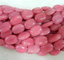 Cuentas sueltas de Calcedonia ovalada morganita rosa de 13x18mm, DIY, regalos para mujeres y niñas, diseño de joyería 2024 - compra barato
