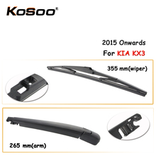 KOSOO Auto Styling Rear Car Wiper Blade For KIA KX3,355 mm 2015 Onwards Rear Window Windshield Wiper Blades Arm,Car Accessories 2024 - buy cheap