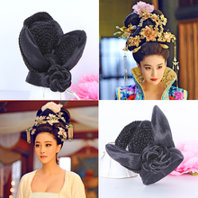 Wu zetian cosplay acessórios em forma de cabelo do vintage tang dinastia feminino compõem imperatriz cosplay cabelo rainha 2024 - compre barato