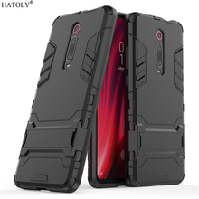 For Cover Xiaomi Mi 9T Case Shockproof Armor Hard Cover For Xiaomi Mi9T Silicone Stand Phone Bumper Case For Xiaomi Mi 9 T Cover 2024 - buy cheap