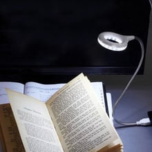 Светодиодный мини-светильник с USB 18, супер яркие светодиодные лампы, книжный светильник, портативная Гибкая лампа для чтения для Kindle, ноутбука, компьютера, прикроватная лампа 2024 - купить недорого
