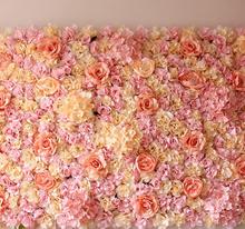 Alta qualidade 40x60cm de seda rosa flores artificiais tapete decoração casamento romântico para festa decoração de fundo casa 2024 - compre barato