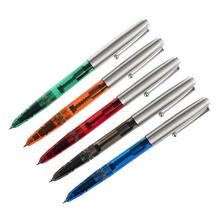 5 PCS Jinhao 51 Vintage Fountain Pen Set Stainless Steel Cap Hooded Extra Fine Nib 0.38mm Smooth Writing Ink Pen for Office 2024 - buy cheap