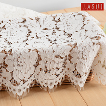 Lasui-cordão de renda de algodão, 1.5m * 1.5m, boa qualidade, vestido francês, saia branca, plantas, flores, macia, c0125 2024 - compre barato